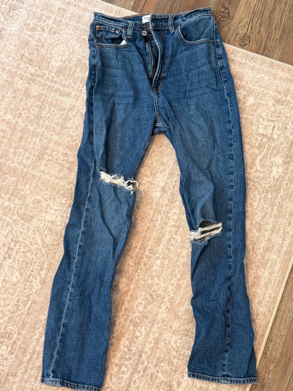 Abercrombie Ultra High Rise Straight Jean